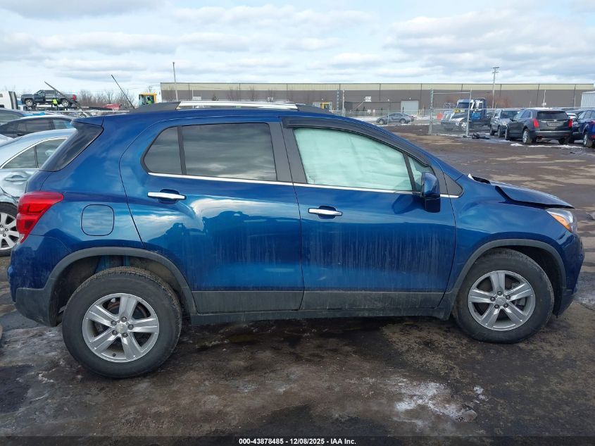 2019 Chevrolet Trax Lt VIN: 3GNCJLSBXKL211276 Lot: 43878485