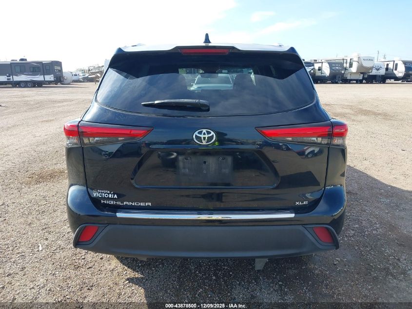 2021 Toyota Highlander Xle VIN: 5TDGZRAH9MS052176 Lot: 43878500