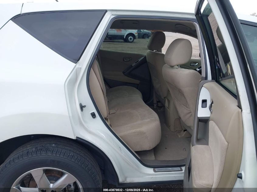 2011 Nissan Murano S VIN: JN8AZ1MU9BW069545 Lot: 43878532