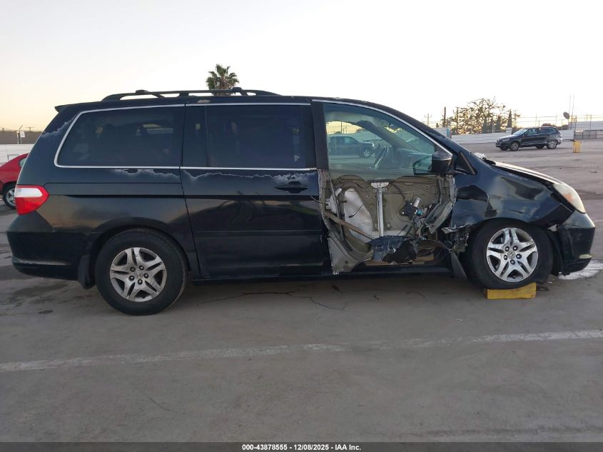 2007 Honda Odyssey Ex-L VIN: 5FNRL38627B043923 Lot: 43878555