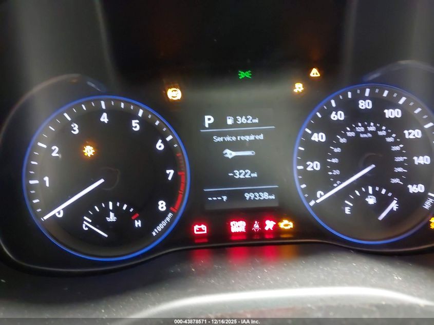 2021 Hyundai Kona Se VIN: KM8K12AA9MU602690 Lot: 43878571