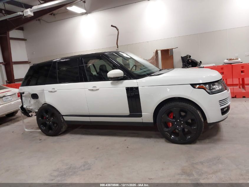2015 Land Rover Range Rover 5.0L V8 Supercharged VIN: SALGS2TF6FA201255 Lot: 43878586
