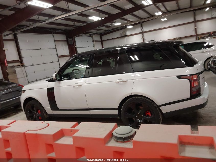 2015 Land Rover Range Rover 5.0L V8 Supercharged VIN: SALGS2TF6FA201255 Lot: 43878586