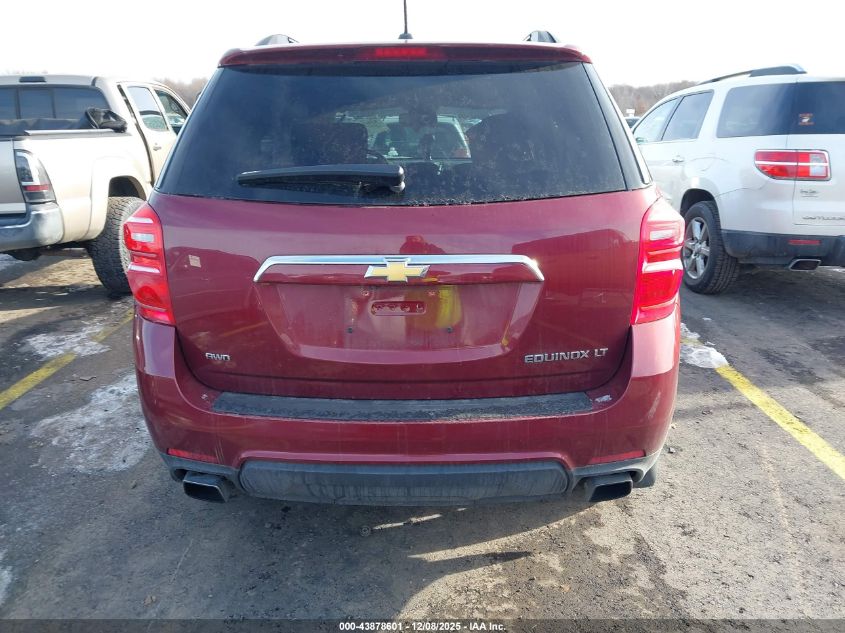 2016 Chevrolet Equinox Lt VIN: 2GNFLFE3XG6250989 Lot: 43878601