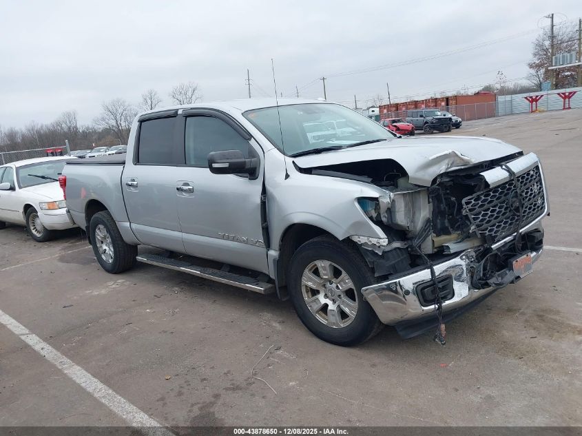2018 Nissan Titan Sv VIN: 1N6AA1E59JN505595 Lot: 43878650