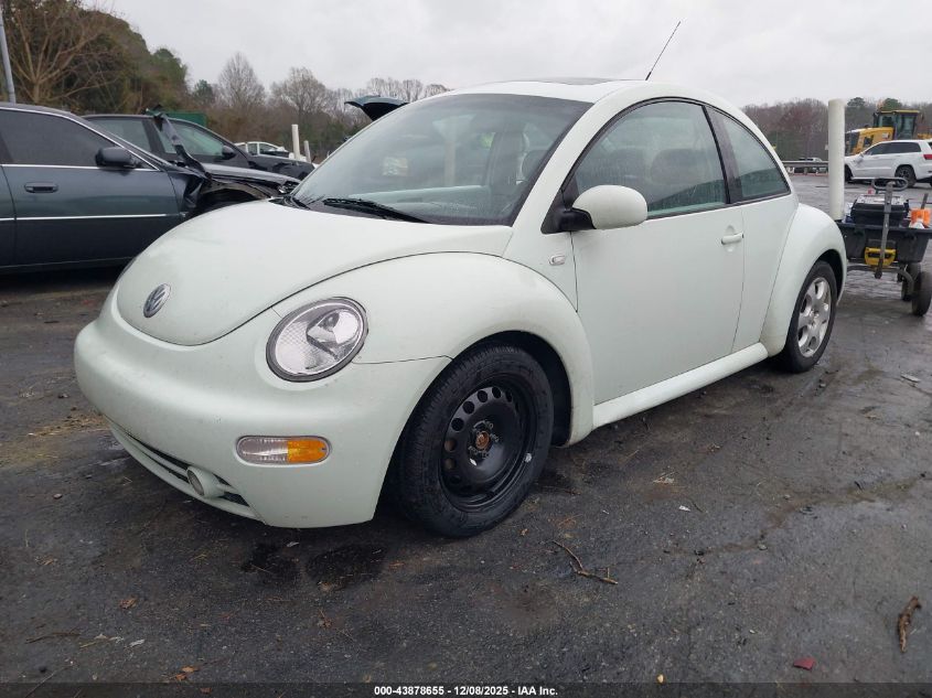 2002 Volkswagen New Beetle Gls VIN: 3VWCB21C62M454021 Lot: 43878655