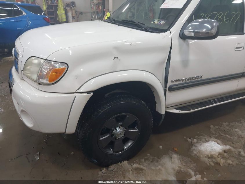2006 Toyota Tundra Sr5 V8 VIN: 5TBBT44126S480163 Lot: 43878677