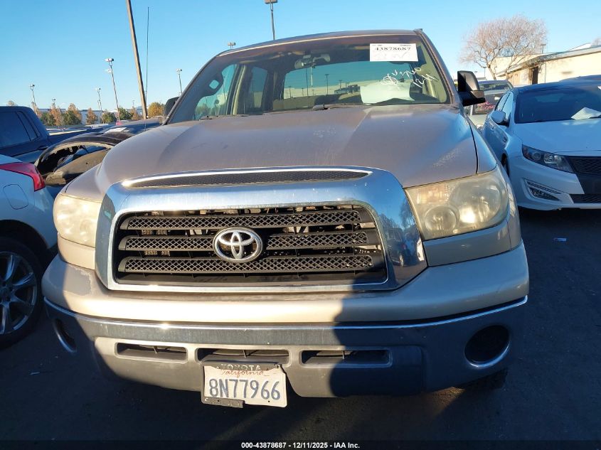 2008 Toyota Tundra Sr5 5.7L V8 VIN: 5TFDV54168X051413 Lot: 43878687