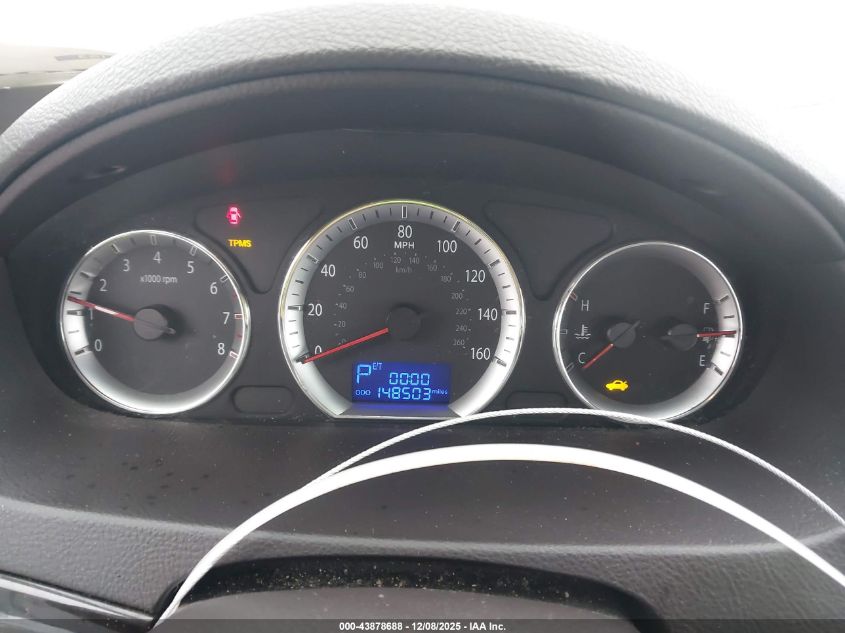 2009 Hyundai Sonata Gls VIN: 5NPET46C09H460457 Lot: 43878688