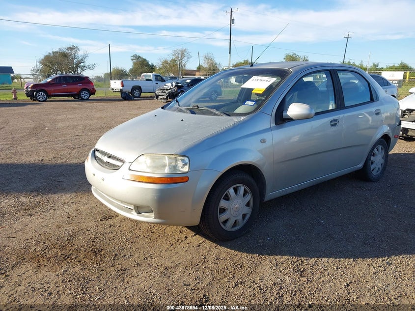 KL1TD52635B296537 2005 CHEVROLET AVEO photo no. 2
