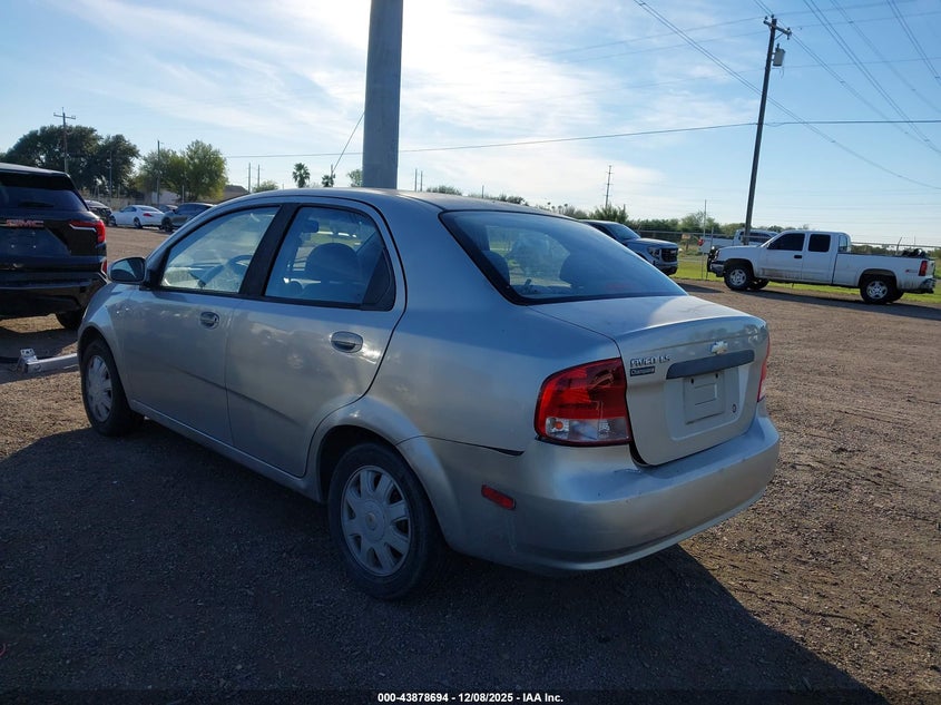 KL1TD52635B296537 2005 CHEVROLET AVEO photo no. 3