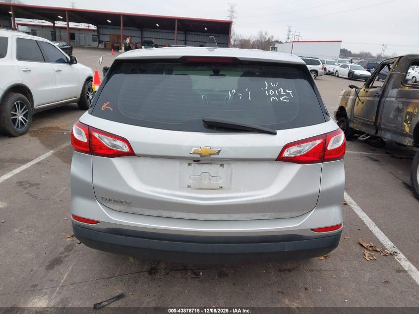 2020 Chevrolet Equinox Fwd Ls VIN: 3GNAXHEV3LS593179 Lot: 43878715