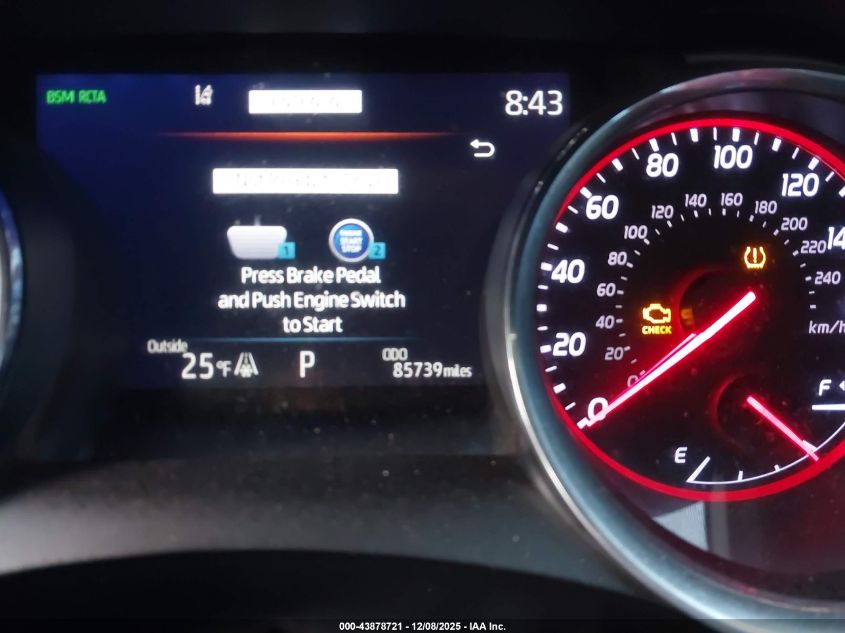 2020 Toyota Camry Xse VIN: 4T1K61AK7LU384798 Lot: 43878721