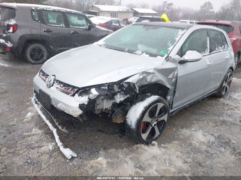 2016 Volkswagen Golf Gti Autobahn W/Performance Package 4-Door VIN: 3VW547AU9GM055121 Lot: 43878753