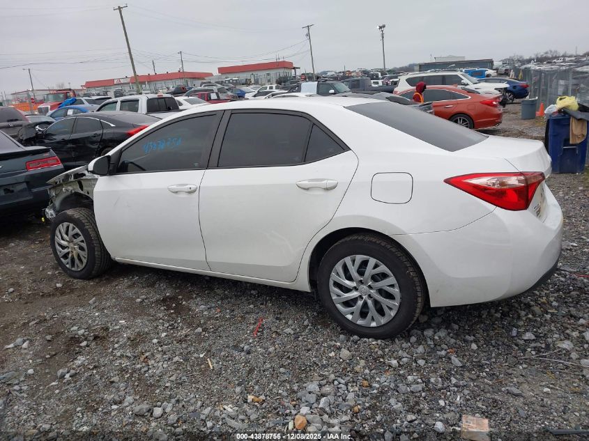 2018 Toyota Corolla Le VIN: 5YFBURHE5JP755752 Lot: 43878756