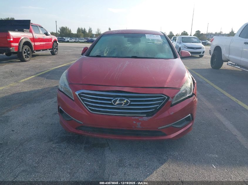 2017 Hyundai Sonata Se VIN: 5NPE24AF0HH536956 Lot: 43878845