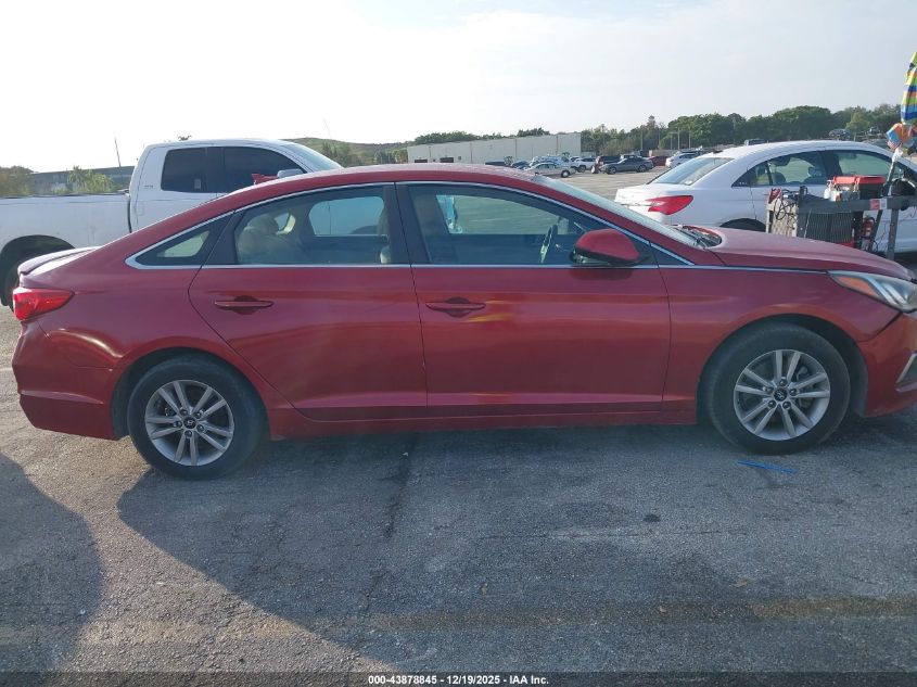 2017 Hyundai Sonata Se VIN: 5NPE24AF0HH536956 Lot: 43878845