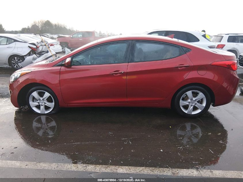 2013 Hyundai Elantra Gls VIN: 5NPDH4AE3DH233908 Lot: 43878904