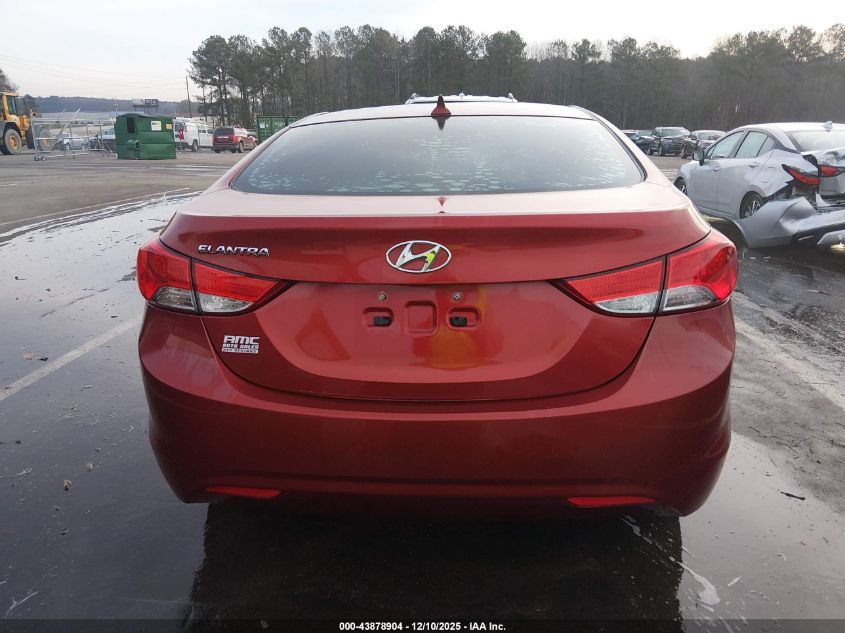 2013 Hyundai Elantra Gls VIN: 5NPDH4AE3DH233908 Lot: 43878904