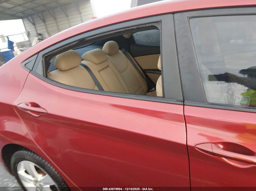 2013 Hyundai Elantra Gls VIN: 5NPDH4AE3DH233908 Lot: 43878904