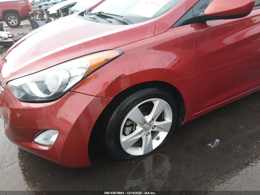 2013 Hyundai Elantra Gls VIN: 5NPDH4AE3DH233908 Lot: 43878904