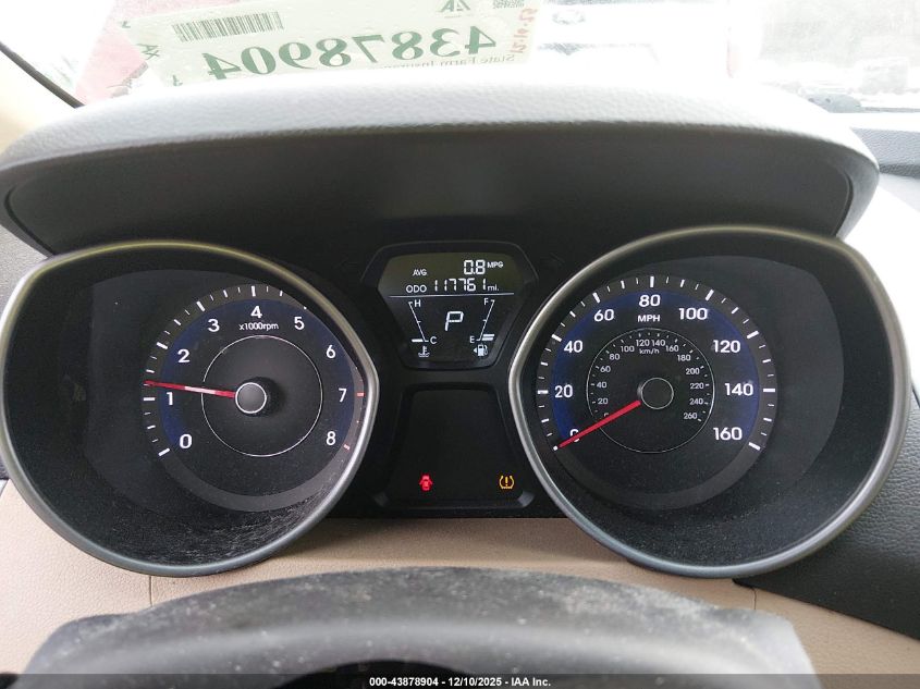 2013 Hyundai Elantra Gls VIN: 5NPDH4AE3DH233908 Lot: 43878904