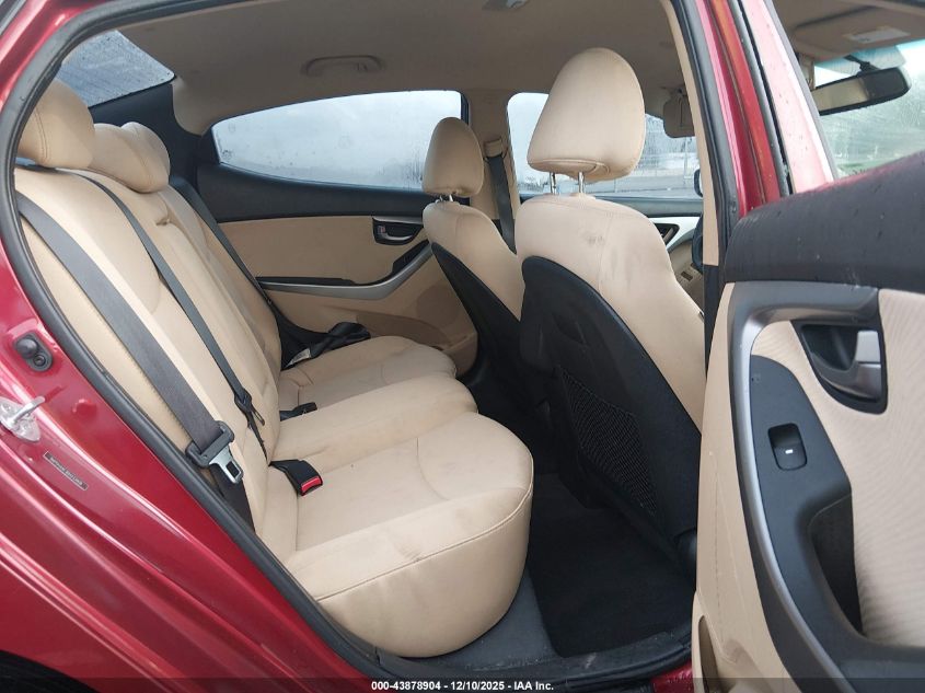 2013 Hyundai Elantra Gls VIN: 5NPDH4AE3DH233908 Lot: 43878904