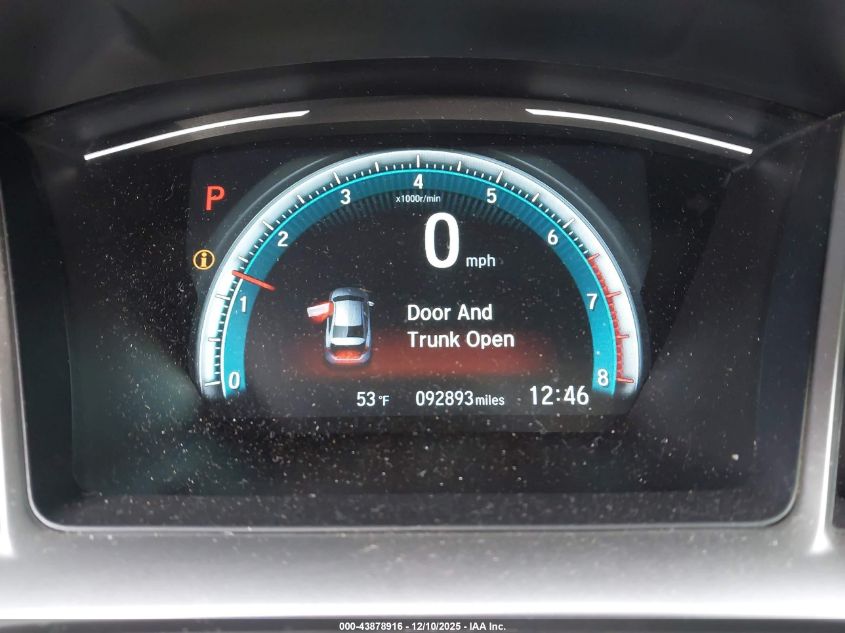 2017 Honda Civic Ex-L VIN: 2HGFC1F79HH643273 Lot: 43878916