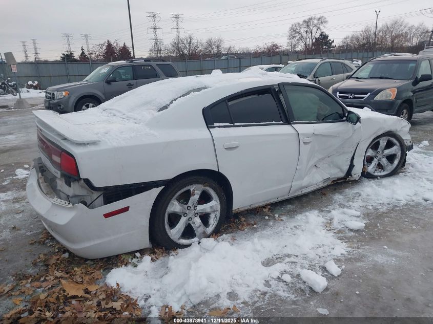 2014 Dodge Charger Sxt VIN: 2C3CDXHG4EH330825 Lot: 43878941