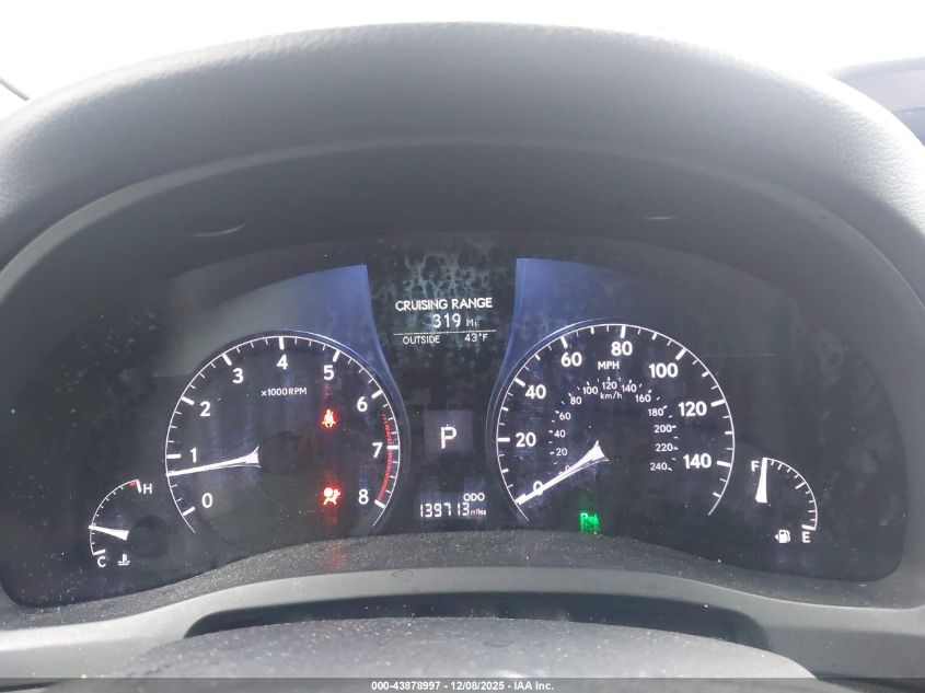 2013 Lexus Rx 350 VIN: 2T2ZK1BA8DC100139 Lot: 43878997