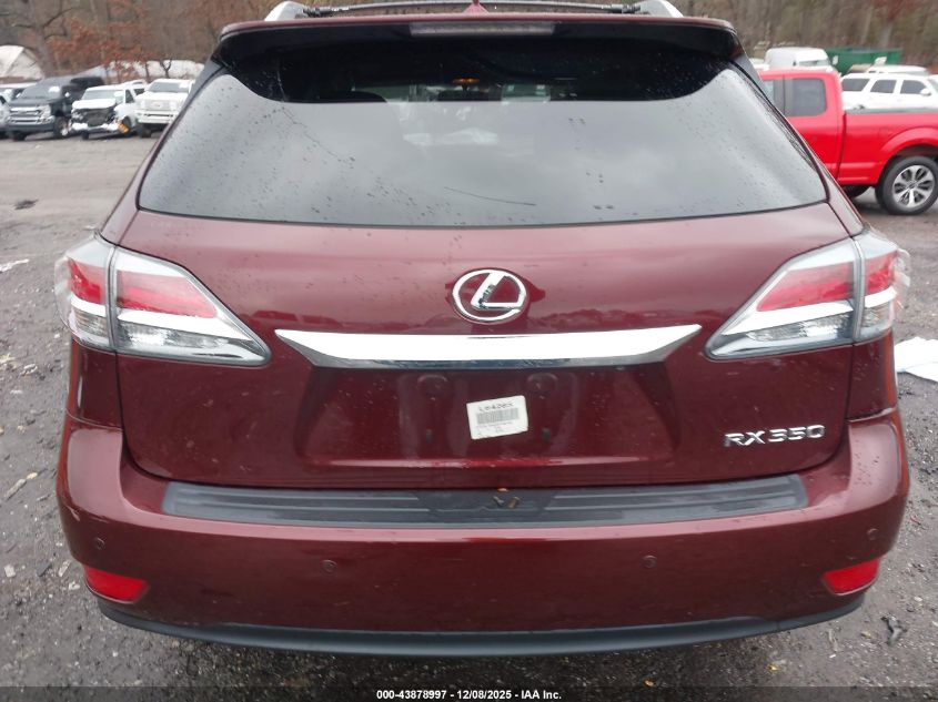 2013 Lexus Rx 350 VIN: 2T2ZK1BA8DC100139 Lot: 43878997