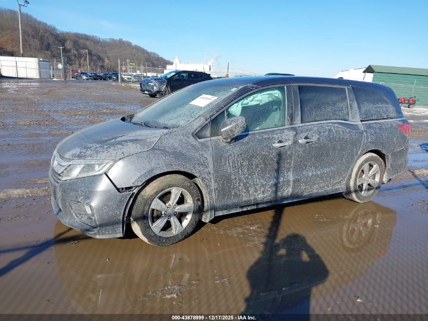 2018 Honda Odyssey Ex-L VIN: 5FNRL6H73JB001634 Lot: 43878999