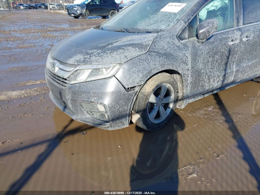 2018 Honda Odyssey Ex-L VIN: 5FNRL6H73JB001634 Lot: 43878999