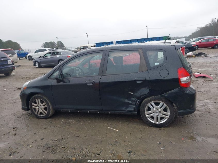2008 Honda Fit Sport VIN: JHMGD37638S044443 Lot: 43879055