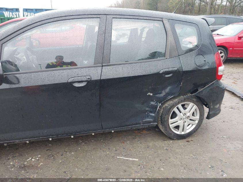 2008 Honda Fit Sport VIN: JHMGD37638S044443 Lot: 43879055