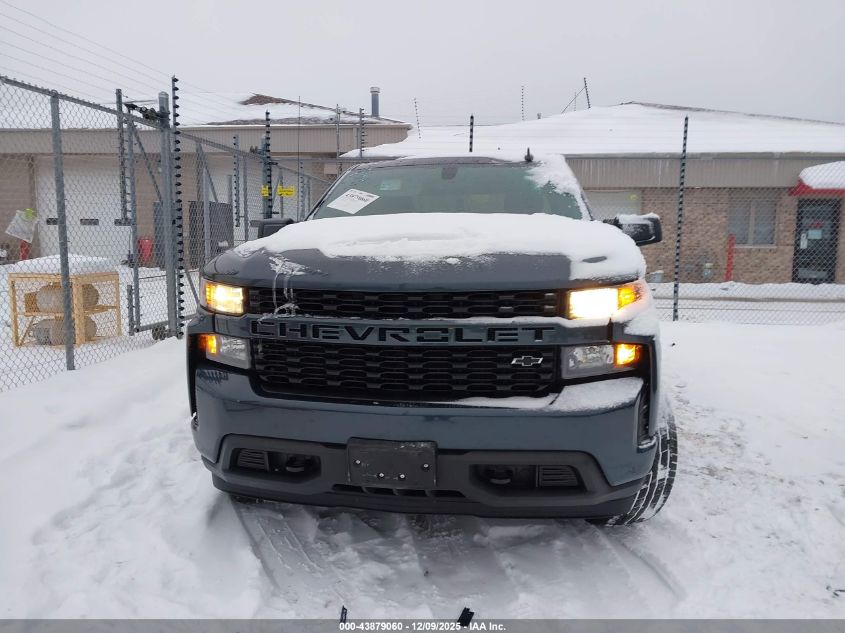 2021 Chevrolet Silverado 1500 4Wd Short Bed Custom VIN: 1GCPYBEK6MZ399852 Lot: 43879060