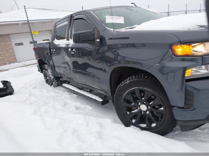 2021 Chevrolet Silverado 1500 4Wd Short Bed Custom VIN: 1GCPYBEK6MZ399852 Lot: 43879060