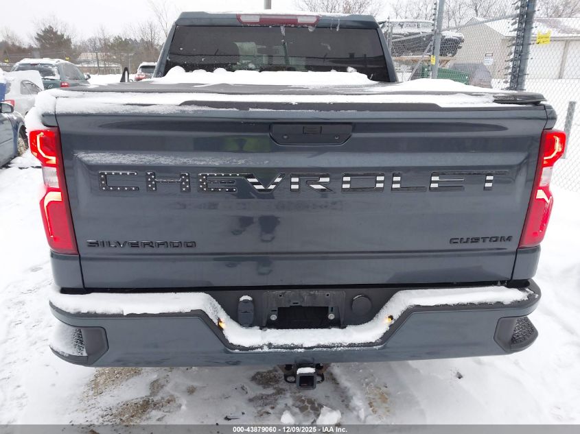 2021 Chevrolet Silverado 1500 4Wd Short Bed Custom VIN: 1GCPYBEK6MZ399852 Lot: 43879060