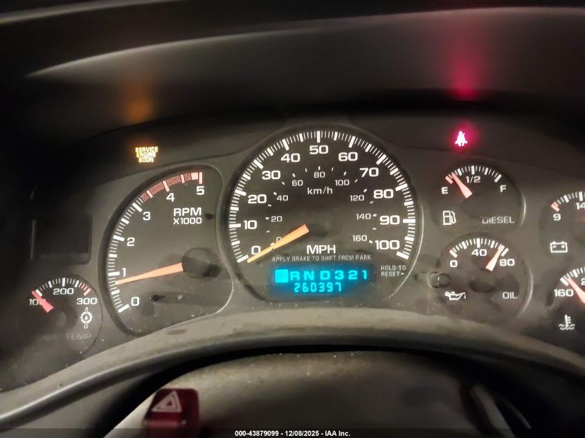 2001 Chevrolet Silverado 2500Hd Ls VIN: 1GCHK29111E295408 Lot: 43879099