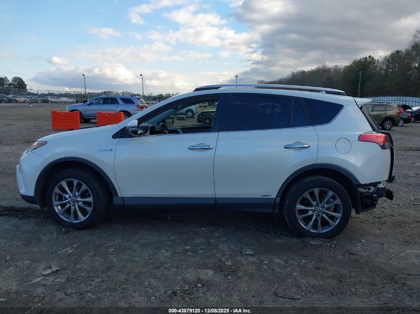 2016 Toyota Rav4 Hybrid Limited VIN: JTMDJREV0GD042761 Lot: 43879120