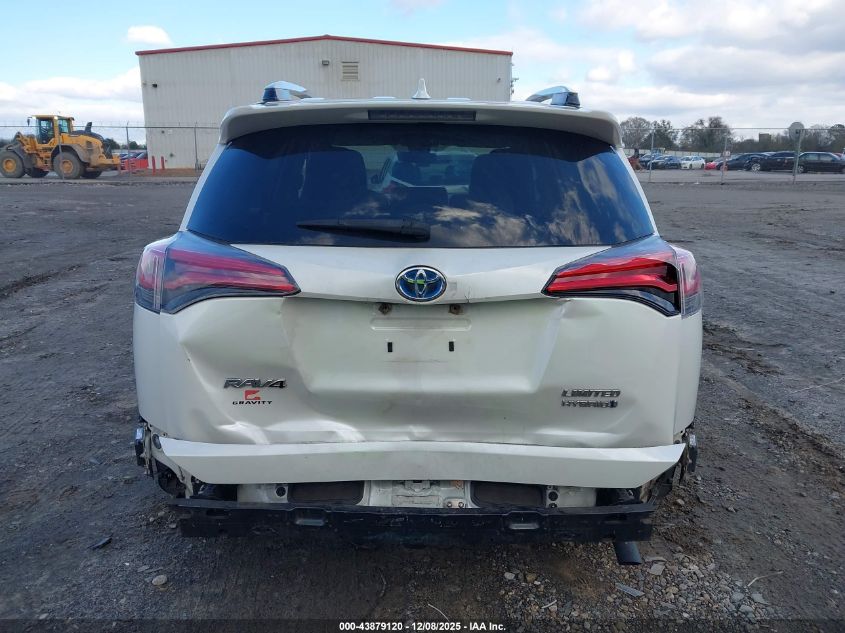 2016 Toyota Rav4 Hybrid Limited VIN: JTMDJREV0GD042761 Lot: 43879120