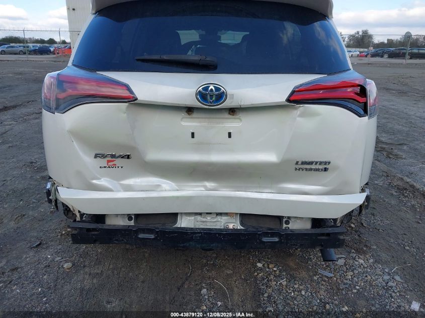 2016 Toyota Rav4 Hybrid Limited VIN: JTMDJREV0GD042761 Lot: 43879120