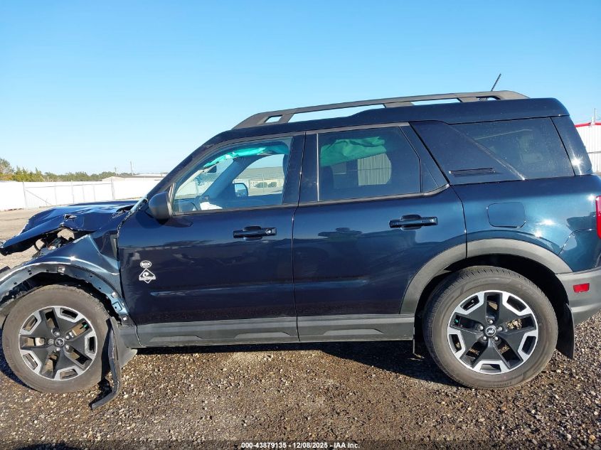 2022 Ford Bronco Sport Outer Banks VIN: 3FMCR9C62NRD17739 Lot: 43879135