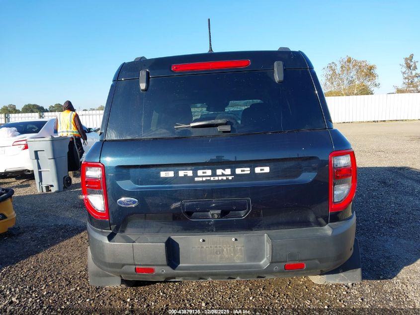 2022 Ford Bronco Sport Outer Banks VIN: 3FMCR9C62NRD17739 Lot: 43879135