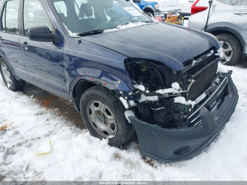 2006 Honda Cr-V Lx VIN: JHLRD685X6C006252 Lot: 43879159