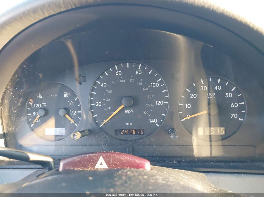 2000 Mercedes-Benz Ml 320 VIN: 4JGAB54E0YA184312 Lot: 43879181