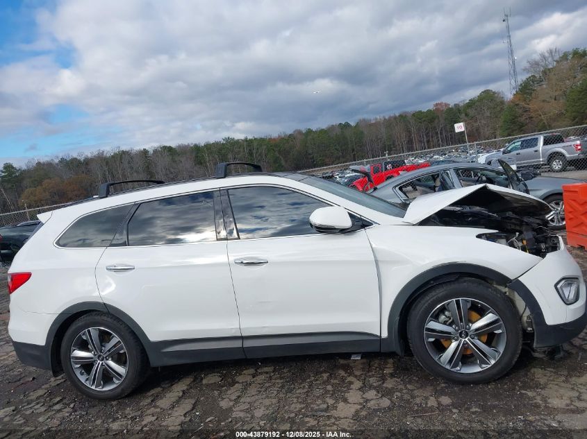 2015 Hyundai Santa Fe Limited VIN: KM8SR4HF6FU121482 Lot: 43879192