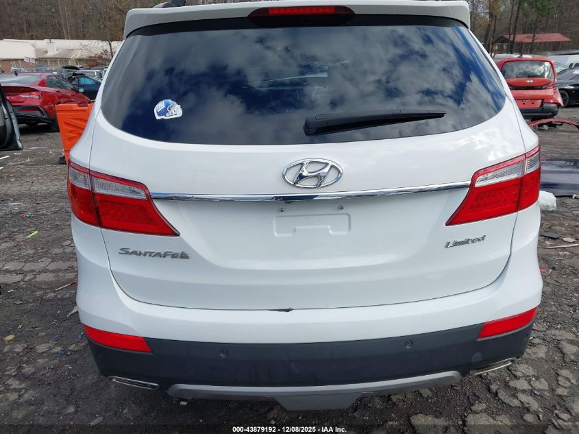 2015 Hyundai Santa Fe Limited VIN: KM8SR4HF6FU121482 Lot: 43879192