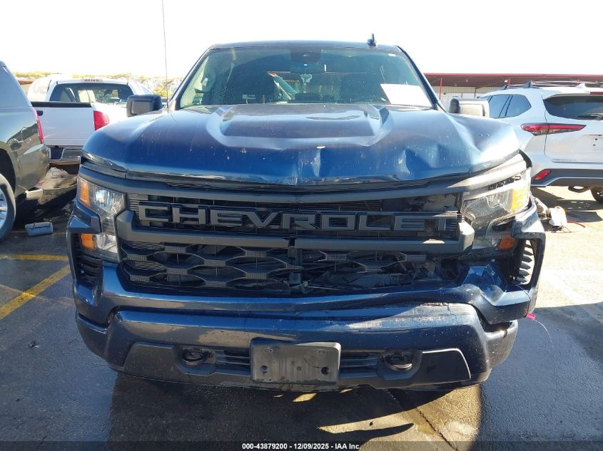 2022 Chevrolet Silverado 1500 2Wd Short Bed Custom VIN: 3GCPABEK7NG537467 Lot: 43879200