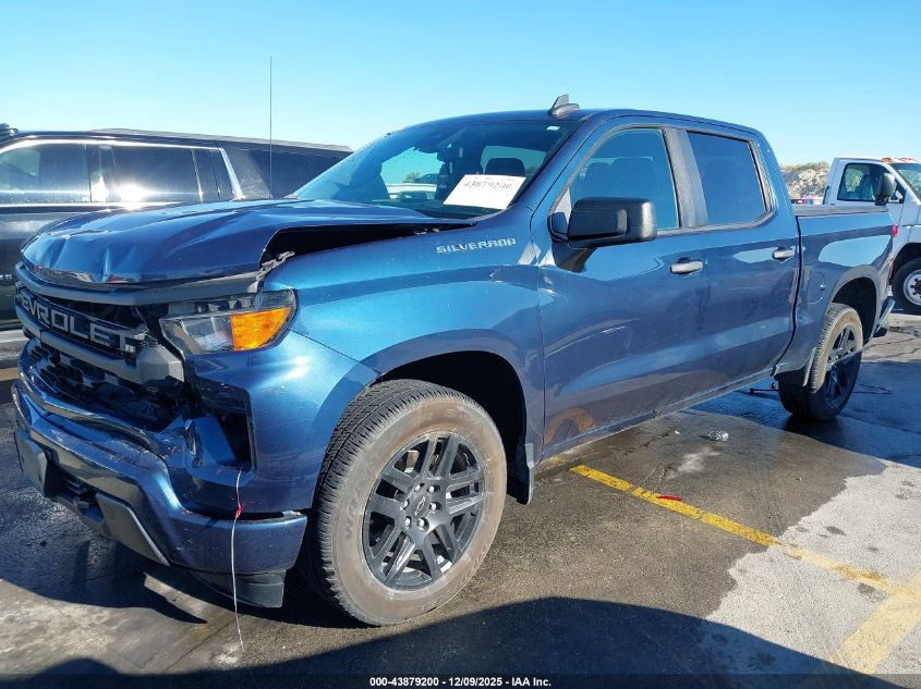2022 Chevrolet Silverado 1500 2Wd Short Bed Custom VIN: 3GCPABEK7NG537467 Lot: 43879200